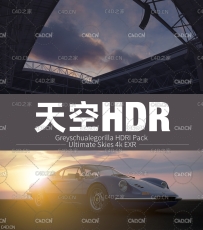 85个灰猩猩天空HDR预设贴图 Greyschualegorilla HDRI Pack: Ultimate Skies 4k EXR