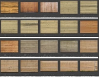 38张无缝条状木板贴图材质
