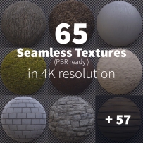 65个4K无缝贴图材质 Eisklotz – Seamless Textures Bundle 01