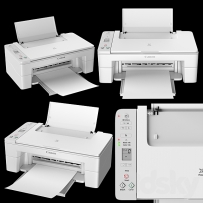 现代 打印机 佳能打印机复印件办公用品办公打印机3D模型
