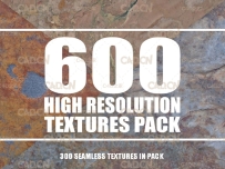600幅高分辨率贴图素材合集 Texture Pack – 600 High Resolution Textures Seamless